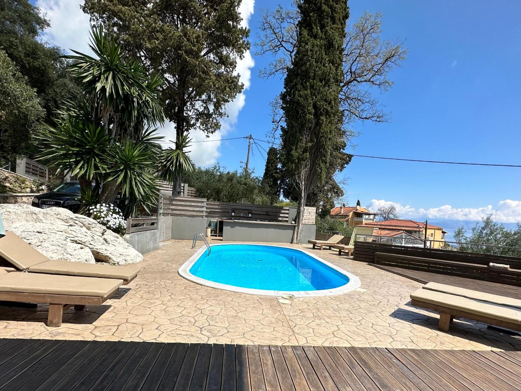 Seven Keys Luxury Suites Achílleion Eksteriør bilde